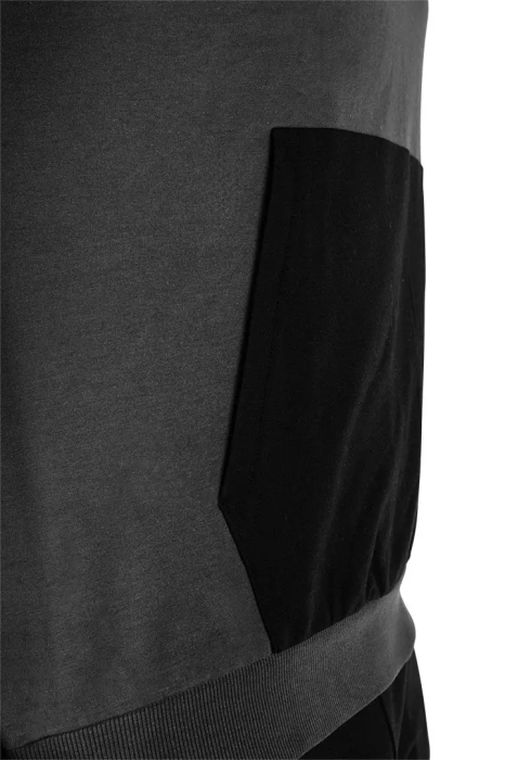 Блуза COMFORT, сиво и черно, 81-651