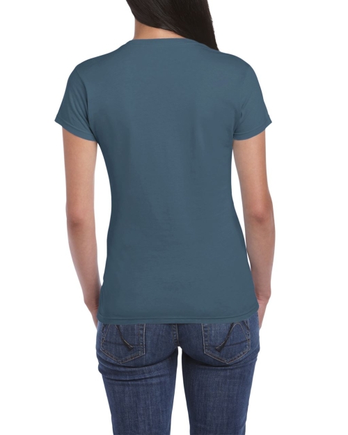 Дамска тениска SOFTSTYLE,синьо индиго, GIL64000*ib